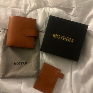 Moterm pocket rings planner—Burnt Orange pebbled